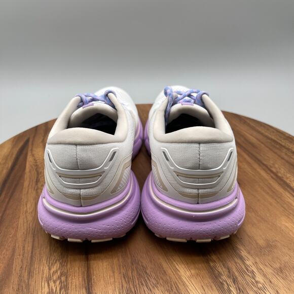 Brooks Ghost 15 Shoes Womens Size 9 B White Running Comfort Walking Sneakers - Picture 4 of 8